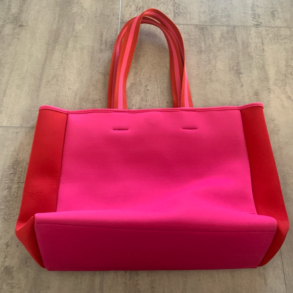 Summerst Stylish Pink and Red Tote Bag